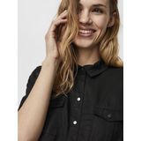 VERO MODA VMSILJA SS SHORT SHIRT DRESS - Jurk - Denim Look - TENCEL LYOCELL