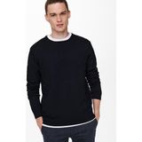 Pullover - Navy - Viscose 78% - Polyester 22%