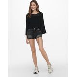 Only Trui Onlnola Life 3/4 Pullover Knt Noos 15233173 Black Dames