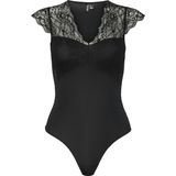 Pieces - Aansluitende Kanten Body - Zwart - 85% Polyamide, 15% Elastane