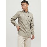 Jack & Jones - Overhemd - Beige - Katoen