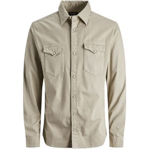 JACK & JONES - Overhemd - Taupe - Sheridan