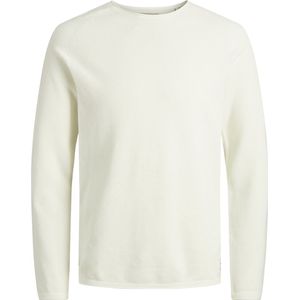 Pull&Bear - Offwhite Pullover - Katoen - Ronde Hals - Lange Mouwen