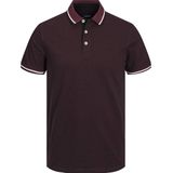 Katoen Poloshirt - Effen - Normale Pasvorm - Kwartmouw