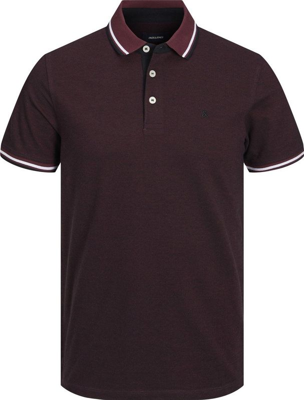 Katoen Poloshirt - Effen - Normale Pasvorm - Kwartmouw