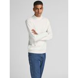 JACK & JONES - Pullover - Offwit - Katoen - Structuur Breisel