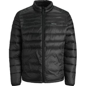 Jack & Jones - Tussenjas - Zwart - Effen - Rits - Wijde Fit