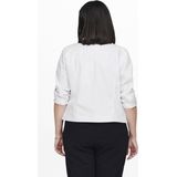 Jack - Wit - Katoen - Lange Mouwen - Polokraag - Knoopsluiting