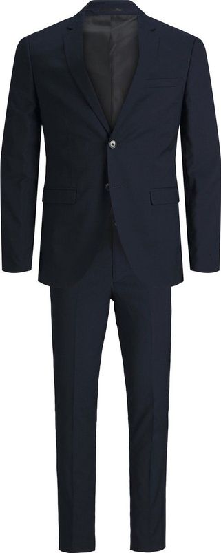 Blazer - Broek - Blauw - Polyester Viscose Elastaan