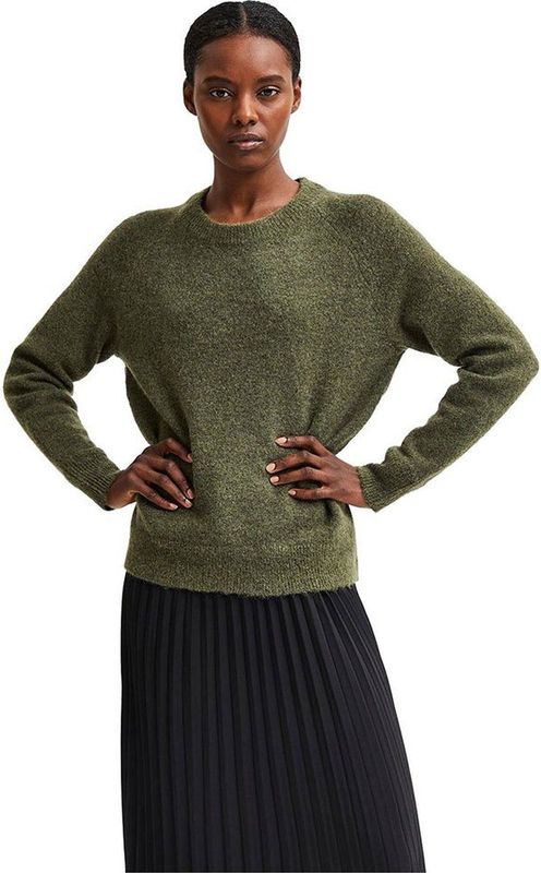 Selected - Lulu - Gebreide Trui - Zacht - Wolmix