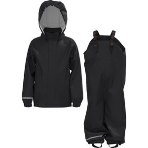 NAME IT - Regenset - Uniseks - Groen - Waterdicht - Verstelbare Bandjes