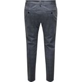 Only & Sons - Slim-chinobroek - Verschillende Kleuren - 64% Viscose/31% Polyester/5% Elastaan