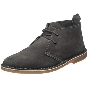 JACK & JONES Jfwbravo Suede Desert Boot heren Chukka-laars, zwart (pirate black), 41 EU