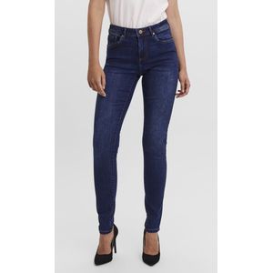Vero Moda - Tanya Spijkerbroek - Donkerblauw - Biologisch Katoen - Skinny Pasvorm