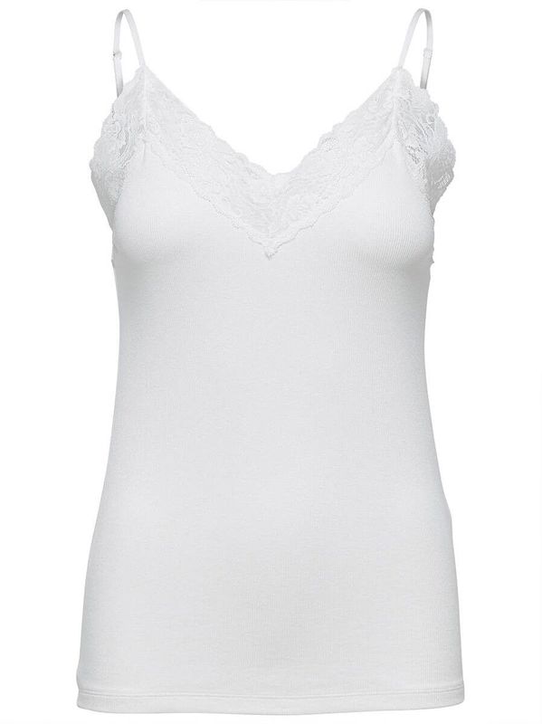 Selected Femme, Dames, Tops, Wit, Maat: L Katoen,