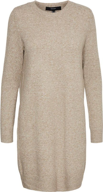 Gebreid - Mini-Jurk - Zacht - Rekbaar - Ribdetails