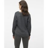 Vmcrewlefile - Gebreide Pullover - V-Hals - Lange Mouwen - Loose Fit