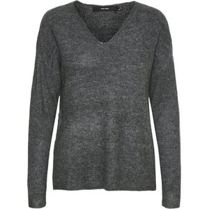 Vmcrewlefile - Gebreide Pullover - V-Hals - Lange Mouwen - Loose Fit