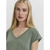 Gilet - Gebreid - V-Hals - Korte Mouwen - Relaxed Fit