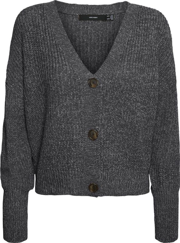 Vero Moda Strickjacke VMLEA LS V-NECK CUFF CARDIGAN