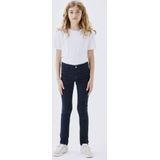 NAME IT - Skinny Broek - Dark Sapphire - 146 cm - Met Verstelbare Tailleband