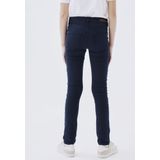 NAME IT - Skinny Broek - Dark Sapphire - 146 cm - Met Verstelbare Tailleband