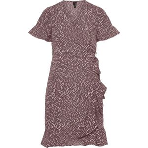 VERO MODA VMHENNA Wikkeljurk - Mini - Print - Zacht Materiaal