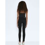 Noisy May - Slim Fit Jeans - Zwart - Denim - 5-Pocket - Destroyed Details