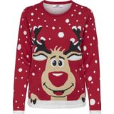 JDY - Gebreide Pullover - Groen - O-hals - Lange Mouwen