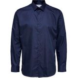 Selected - Ethan Classic Slim Overhemd - Zwart - 100% BCI-katoen