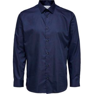 Selected - Ethan Classic Slim Overhemd - Zwart - 100% BCI-katoen