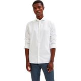 SELECTED - Ethan - Overhemd - Natuurwit - Slim Fit - Lange Mouw