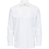 SELECTED - Ethan - Overhemd - Natuurwit - Slim Fit - Lange Mouw