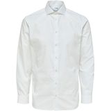 SELECTED - Ethan - Overhemd - Natuurwit - Slim Fit - Lange Mouw
