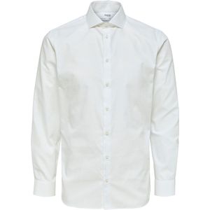 SELECTED - Ethan - Overhemd - Natuurwit - Slim Fit - Lange Mouw
