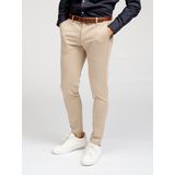 TeeShoppen - Performance Pants™ - Broeken - Khaki - Slim Fit