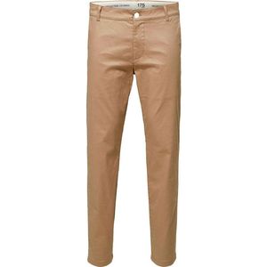 SELECTED Buckley 175 Flex Slim Een Broek - Heren - Chinchilla