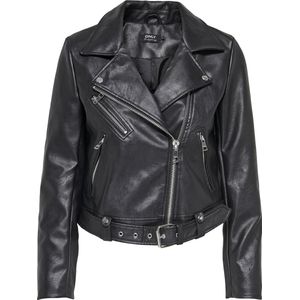 ONLY Lederimitatjacke "ONLVERA FAUX LEATHER BIKER CC OTW", mit Biker Details
