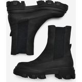 ONLTOLA - Enkellaarsjes - Zwart - Polyurethaan - Plateauzool