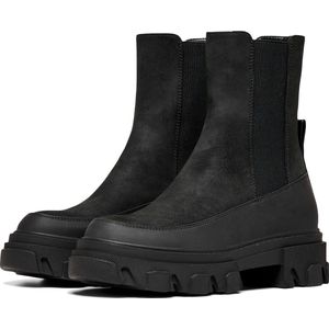 ONLTOLA - Enkellaarsjes - Zwart - Polyurethaan - Plateauzool