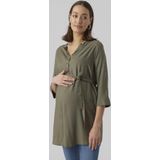 Tuniek - Extra Lang - 3/4 Mouwen - Voedingsfunctie met Knoop- of Ritssluiting