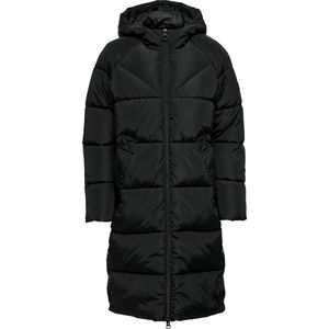 Detail - Lange Gewatteerde Jas - Stevig - 100% Gerecycled Polyester