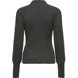 Only - ONLKATIA - Pullover - Dark Grey Melange - Hoog Gesloten Hals