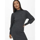 ONLY - ONLKATIA - Jurk - Dark Grey Melange - Gebreid