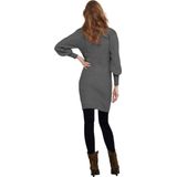 ONLY - ONLKATIA - Jurk - Dark Grey Melange - Gebreid