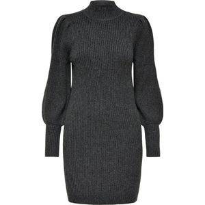 ONLY - ONLKATIA - Jurk - Dark Grey Melange - Gebreid