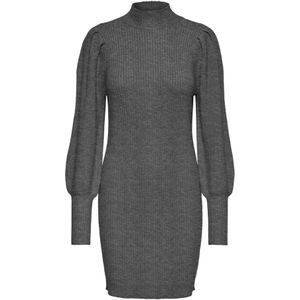 ONLY Gebreide Damesjurk ONLKATIA Lange Jurk - Dark Grey Melange