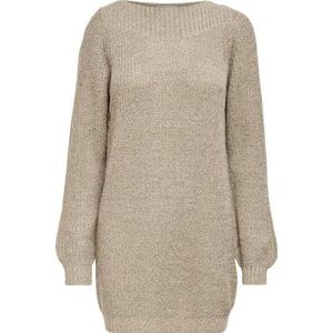 JDY - Gebreide Jurk - Zwart - Katoen - Relaxed Fit