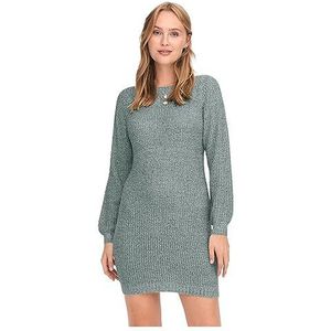 Jdywhitney - Gebreide Jurk - Korte - Grijs - Relaxed Fit - Lange Mouwen