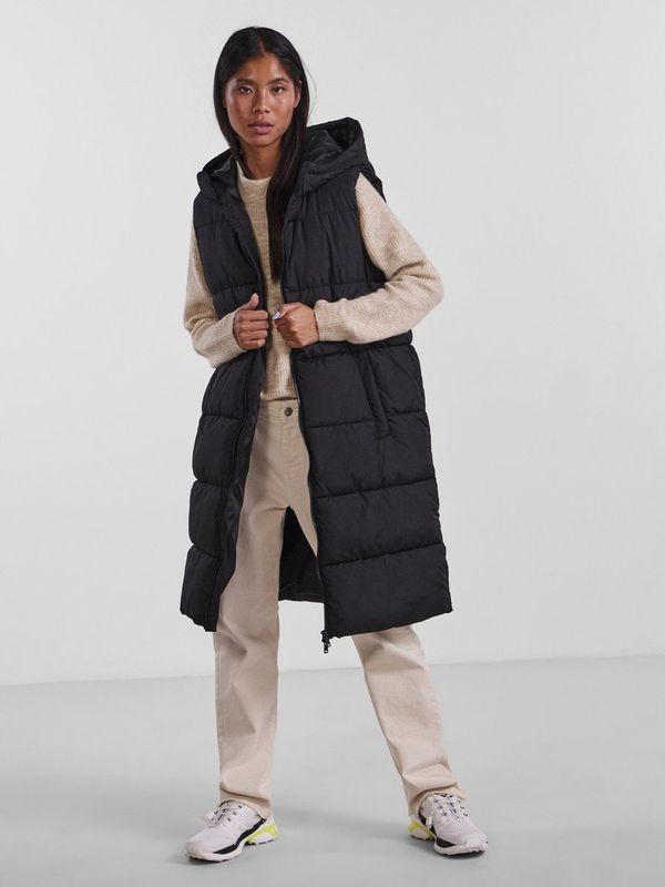 Gilet - Zwart - Polyester - Mouwloos met Capuchon